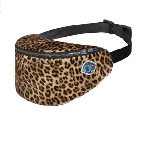 NIB Artipoppe Magic Belt Bag Leopard In Organic Velvet